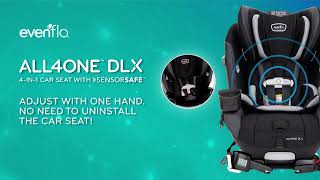 No Rethread Harness Overview + How To - Evenflo All4One 4-in-1 Convertible Car Seat