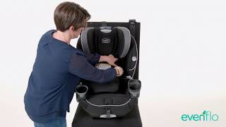 Evenflo EveryFit 4-in-1 Convertible Car Seat Install - Forward Facing with LATCH