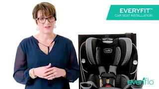 Evenflo EveryFit 4-in-1 Convertible Car Seat Install - Forward Facing with Seat Belt