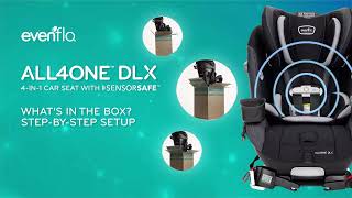 Evenflo All4One DLX Car Seat Car Seat Unboxing + Preparation for Install - How To Video