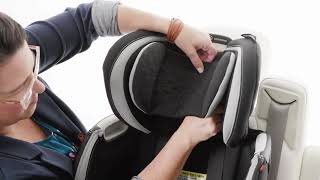 Revolve360 Slim 2-in-1 Rotational Convertible Car Seat How To Demo: Quick Clean Cover Reattachment