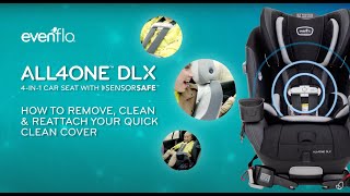 Quick Clean Cover Overview + How To - Evenflo All4One DLX Car Seat