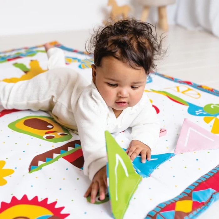 Yookidoo Fiesta Playmat – Interactive Baby Activity Gym and Development Mat
